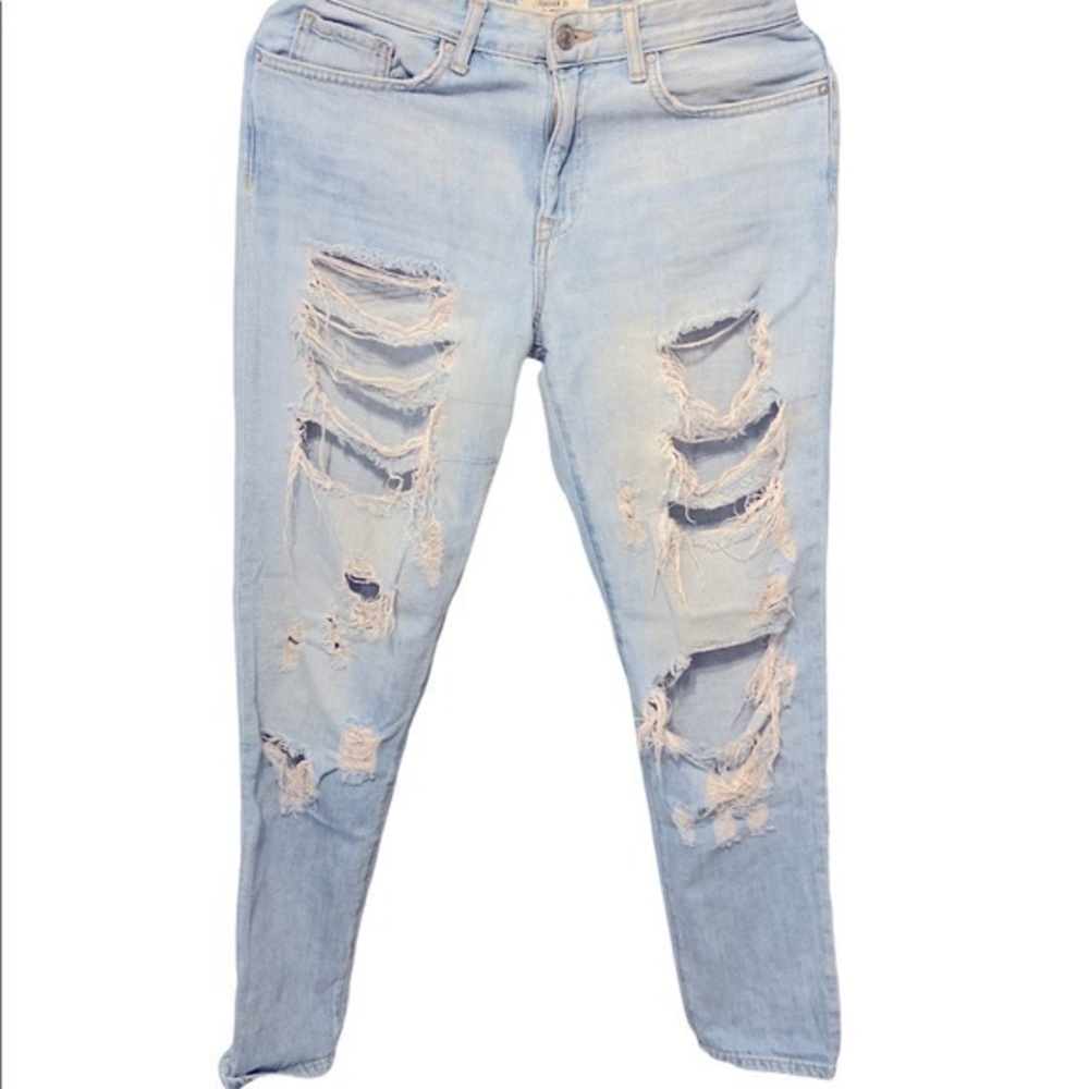 𝅺forever 21 Distress Skinny Jeans